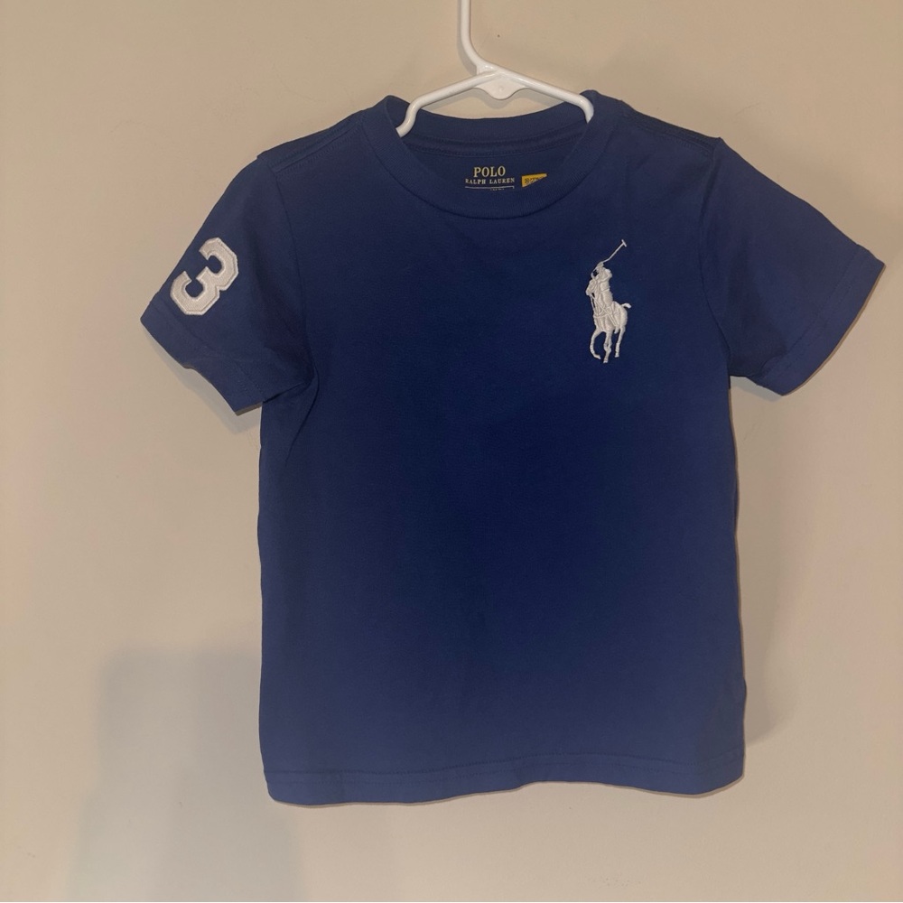 Polo by Ralph Lauren Blue Polo Shirt with Iconic Logo